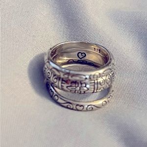 Brighton, Sterling, silver rings, size 6